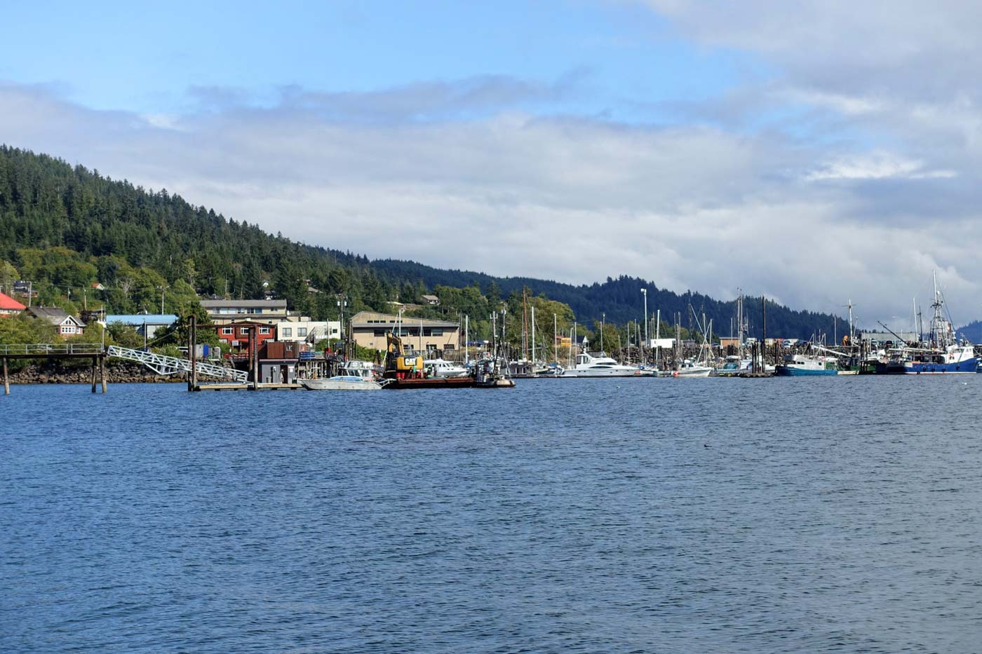 Port town on Haida Gwaii